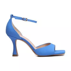 Sandália Com Tira<BR>- Azul