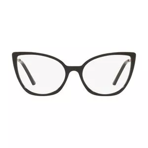 Armação Gatinho Para Óculos De Grau<BR>- Preta<BR>- Grazi Massafera