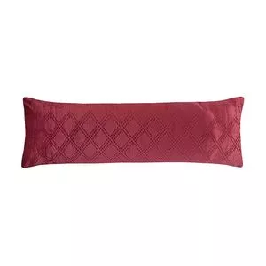 Fronha Body Pillow Blend Elegance<BR>- Bordô<BR>- 130x40cm<BR>- Altenburg