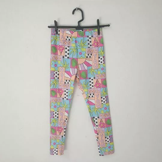 Legging Texturizada- Rosa Claro & Branca - PRIVALIA - O outlet online de  moda Nº1 no Brasil