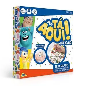 Jogo Tá Aqui! Pixar®<BR>- Azul Marinho & Amarelo<BR>- 15Pçs<BR>- Toyster