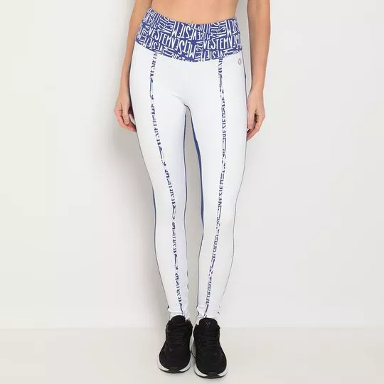 Legging Acetinada - Off White - Live - PRIVALIA - O outlet online de moda  Nº1 no Brasil