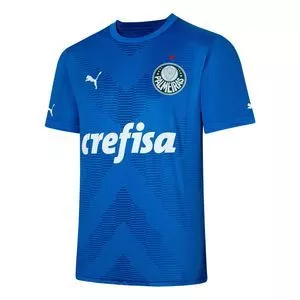 Camiseta Palmeiras®<BR>- Azul & Off White