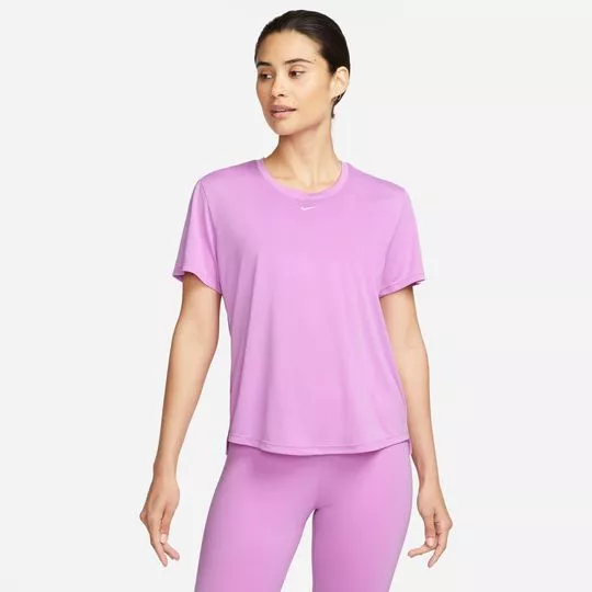 Camiseta Nike®- Lilás & Off White - PRIVALIA - O outlet online de