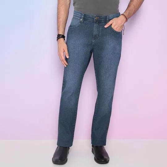 Calça Jeans GAP Reta Estonada Azul - Faz a Boa!