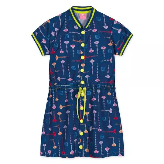 Vestido lilica sales ripilica azul