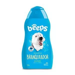 Shampoo Branqueador Beeps<BR>- Blueberry<BR>- Uso Tópico<BR>- 500ml<BR>- Pet Society