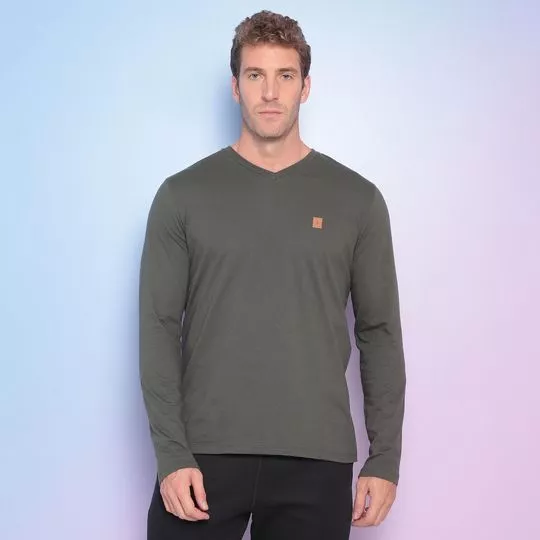 Camiseta levis verde discount militar