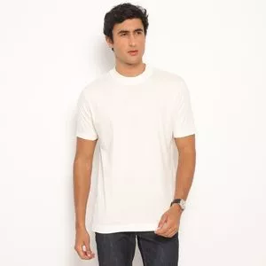 Camiseta Lisa<BR>- Off White<BR>- Iódice