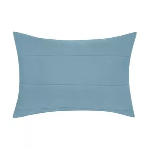 Porta-Travesseiro Em Malha Básica<BR>- Azul Claro<BR>- 70x50cm