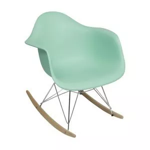 Cadeira Eames<BR>- Tiffany & Prateada<BR>- 69x63x44cm<BR>- Or Design