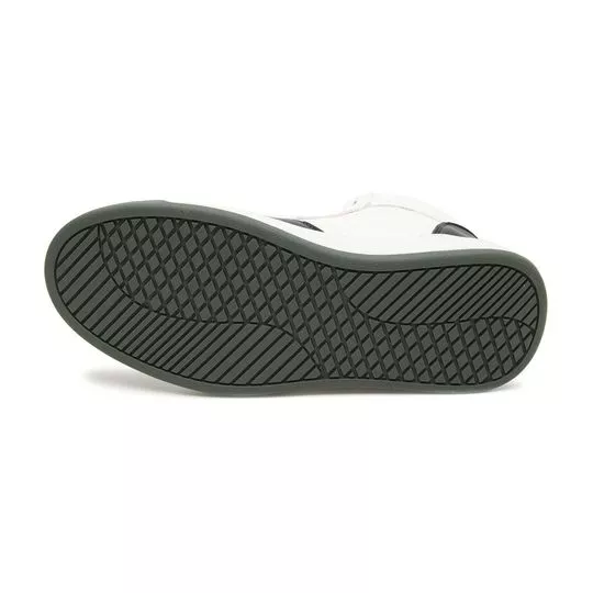 T nis Aeropostale Com Recortes Off White Preto Aeropostale