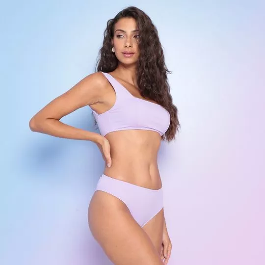 Biquíni Top Com Sunquíni- Roxo- MARIA VALENTINA - PRIVALIA - O