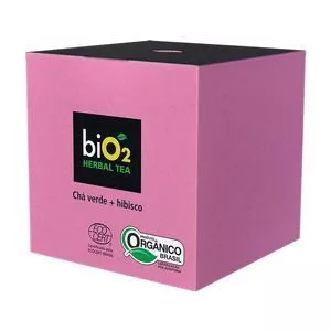 Chá Bio2 Herbal Tea<BR>- Chá Verde & Hibisco<BR>- 13 Sachês<BR>- Bio2organic