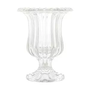 Vaso Decorativo Renaissance<BR>- Incolor<BR>- 14,5xØ11,5cm<BR>- Lyor