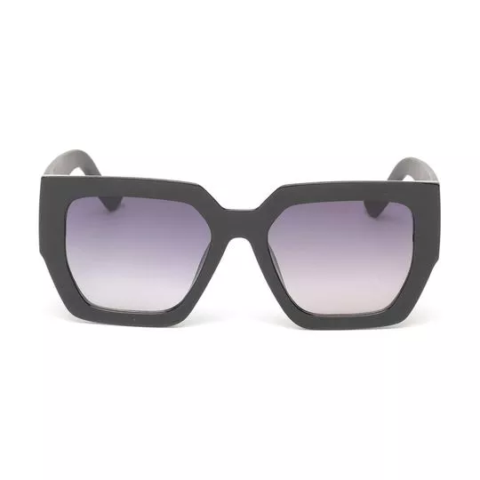 Óculos De Sol Quadrado- Preto