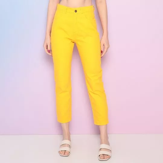 Calça Skinny Em Sarja- Branca - PRIVALIA - O outlet online de moda Nº1 no  Brasil