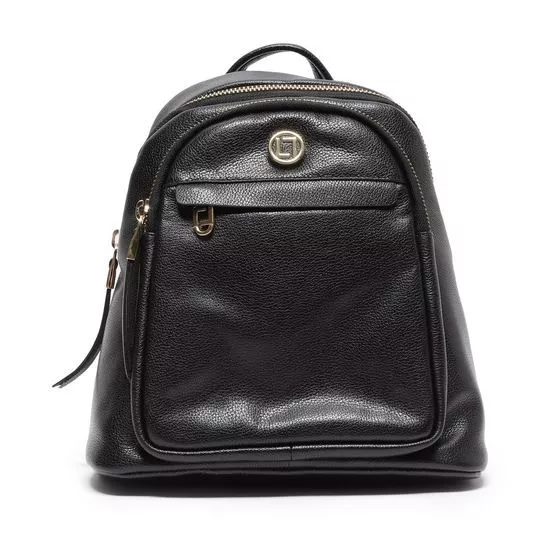 Mochila Com Recortes Preta Luz da Lua PRIVALIA O outlet
