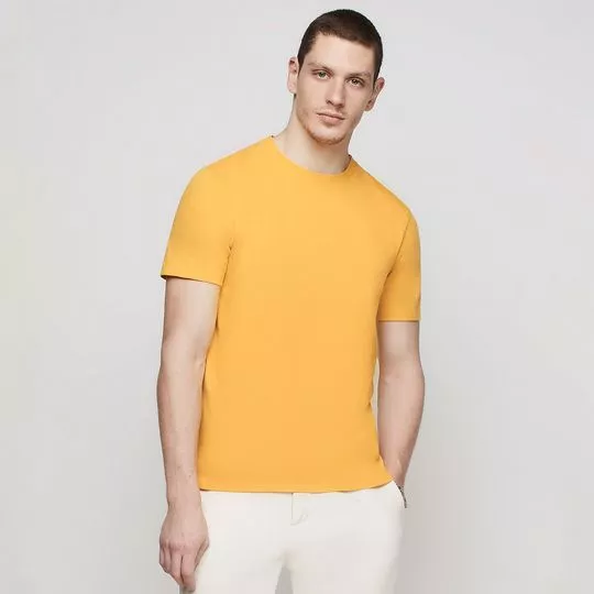 Camiseta Lisa- Amarela