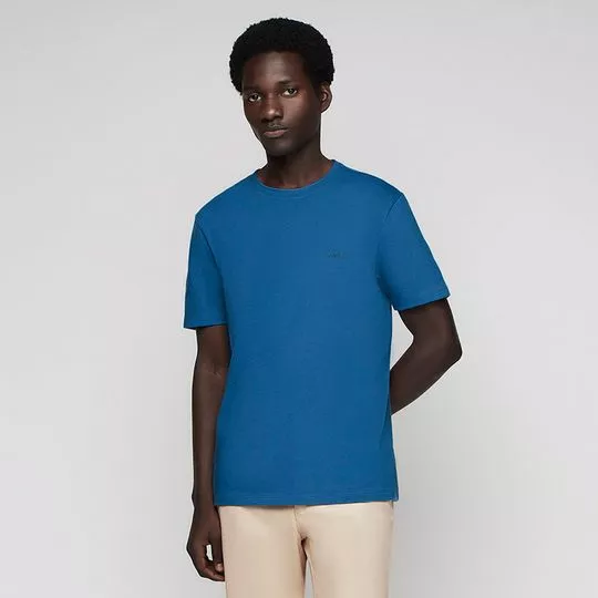 Camiseta Lisa- Azul