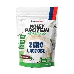Whey Protein All Natural<BR>- Baunilha<BR>- 900g<BR>- New Nutrition