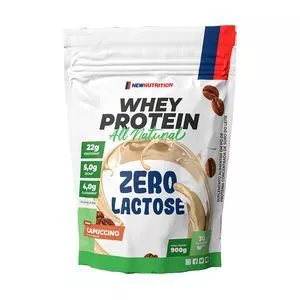 Whey Protein All Natural<BR>- Cappuccino<BR>- 900g<BR>- New Nutrition