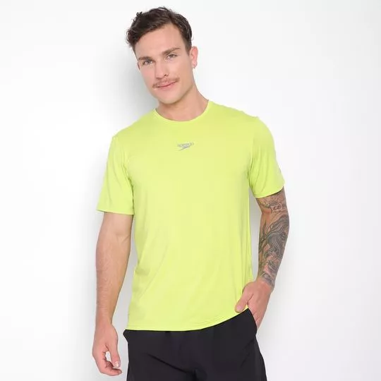 Camiseta Speedo®- Verde Limão