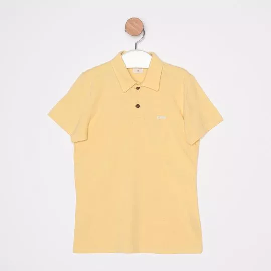 Polo Lisa- Amarela- Carinhoso