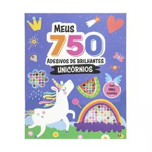 Meus 750 Adesivos Brilhantes Livro De Colorir: Unicórnios<BR>- Bap Educare Pvt.<BR>- 2023<BR>- Todolivro©