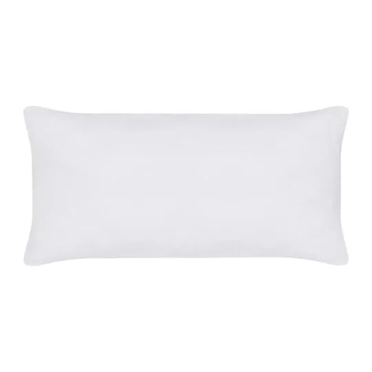 Capa Protetora Para Travesseiro- Branca- 130x45cm- 200 Fios- Naturalle Fashion