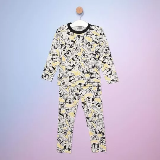 Pijama Tigor®- Amarelo & Preto