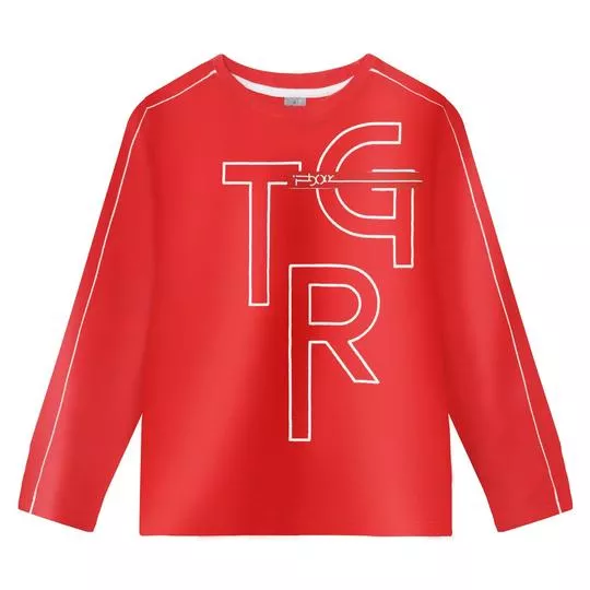 Camiseta TGR- Vermelha & Branca