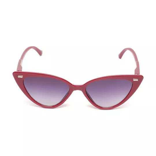 Óculos De Sol Gatinho- Vinho- Triton
