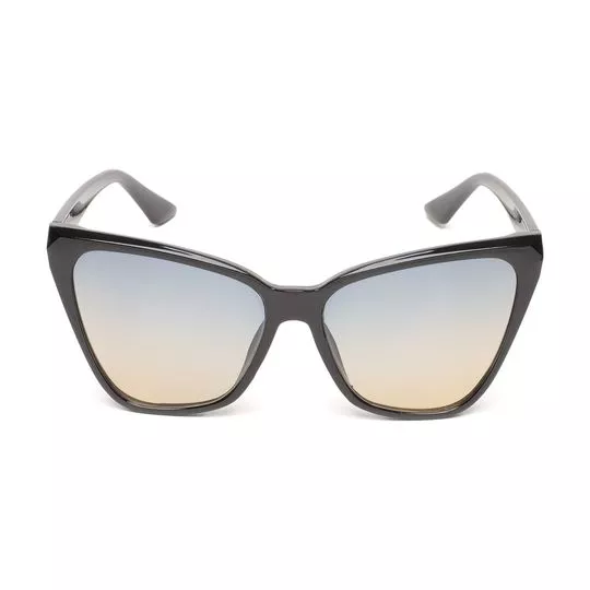 Óculos De Sol Gatinho- Laranja & Preto- Triton