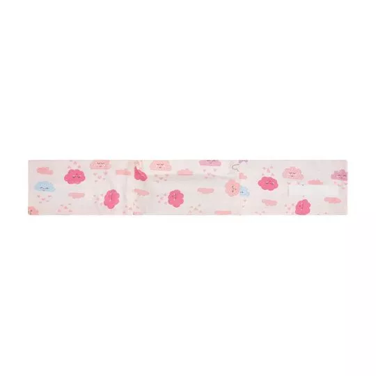 Faixa Térmica Abdominal Nuvem- Rosa & Pink- 9x70cm- Papi Malhas