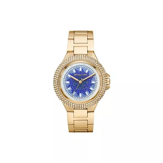 Relógio Analógico MK7341-1DN- Dourado & Azul- Michael Kors