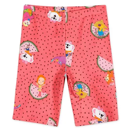 Short Infantil Cirrê Rosa