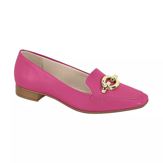 Loafer Com Aviamento- Pink- Beira Rio