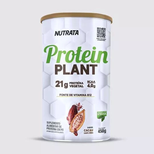 Protein Plant- Cacau Com Nibs- 450g- Nutrata