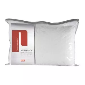 Travesseiro Hyper Soft<BR>- Branco<BR>- 18x40x60cm<BR>- Pikolin