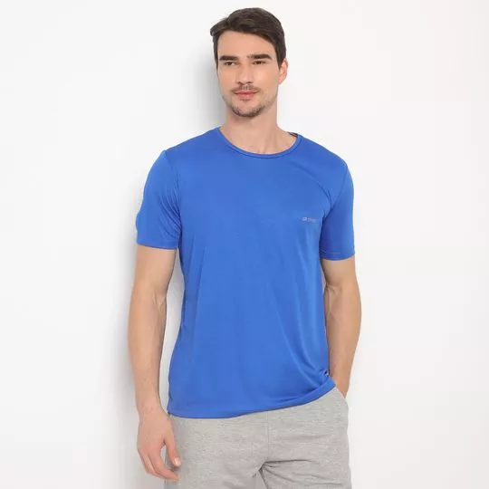 Camiseta Lisa- Azul