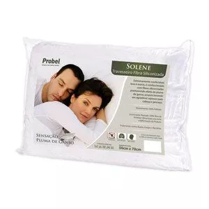 Travesseiro Solene<BR>- Branco<BR>- 70x50cm