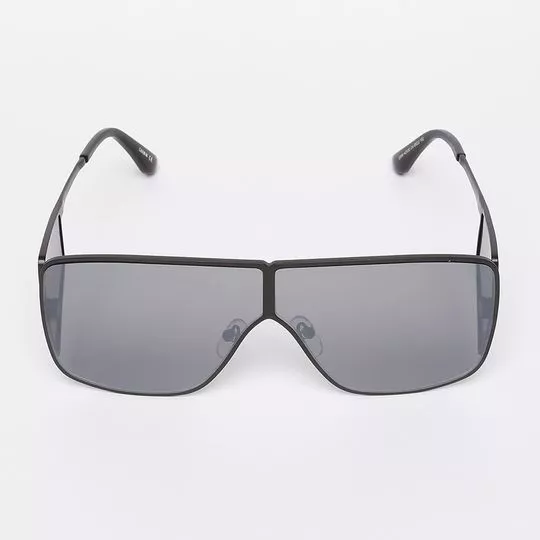 Óculos De Sol Máscara- Preto