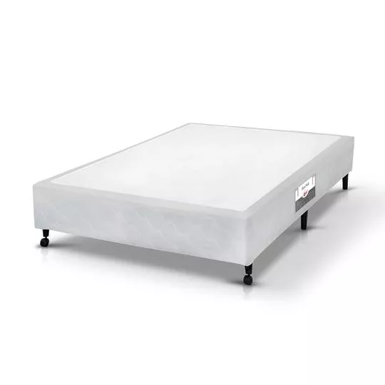 Box Viúva Sleep- Branco & Preto- 27x128x188cm- Castor