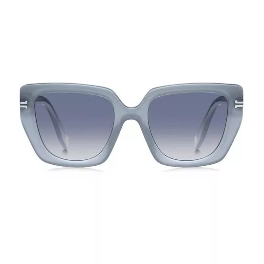 Óculos De Sol Quadrado- Azul Claro- Marc Jacobs