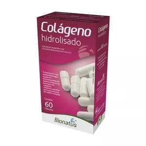 Colágeno Com Vitamina & Biotina<BR>- 60 Cápsulas<BR>- Bionatus