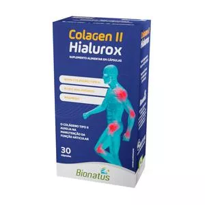 Colagen II Hialurox<BR>- 30 Cápsulas<BR>- Bionatus