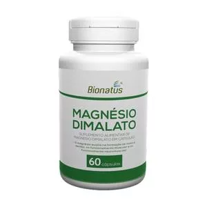 Magnésio Dimalato<BR>- 60 Cápsulas<BR>- Bionatus