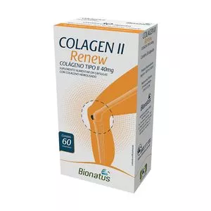Colagen II Renew Tipo II 40mg<BR>- 60 Cápsulas<BR>- Bionatus