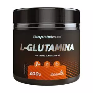 Glutamina Em Pó<BR>- 200g<BR>- Bionatus